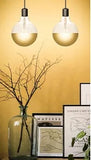 Bec semioglindat , auriu, G125 , E27, 230V; www.becurispeciale.ro: Becuri decorative
