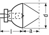 Bec Halogen 64617 MR11 75W 12V G5.3-4.8
